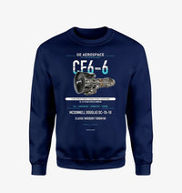 Thumbnail for CF6-6 design on navy blue sweatshirt