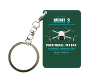 Thumbnail for DJI Mini 3 Key Chain design on dark green key chain