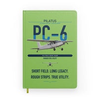 Thumbnail for Pilatus PC-6 Porter design on light green notebook