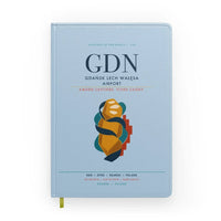 Thumbnail for Gdańsk Lech Wałęsa Airport (GDN) design on light blue notebook