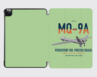 Thumbnail for MQ-9A Reaper design on light green ipad tablet case
