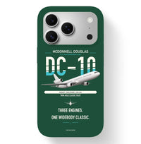 Thumbnail for McDonnell Douglas DC-10 design on dark green magsafe iphone case, for iPhone 17 Pro