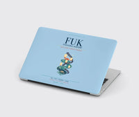 Thumbnail for Fukuoka Airport (FUK) design on light blue MacBook case