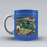 Thumbnail for VINTAGE G4209 - The Island Hop Survey - Ceramic Mug design on blue