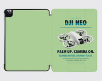 Thumbnail for DJI Neo design on light green ipad tablet case