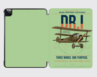 Thumbnail for Fokker Dr.I design on light green ipad tablet case