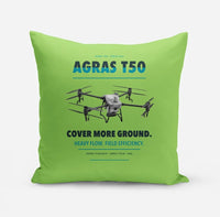 Thumbnail for DJI Agras T50 design on light green pillow