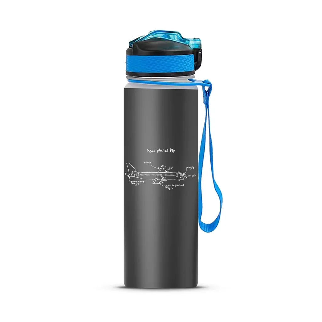 How Planes Fly Sports Bottle - view 4