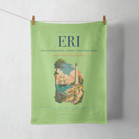 Thumbnail for Erie International Airport (Tom Ridge Field) (ERI) design on light green towel