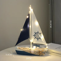 Thumbnail for Helmsman LED Nautical Wooden Model - view 4