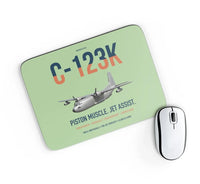 Thumbnail for C-123K Provider design on light green rectangle mouse pad