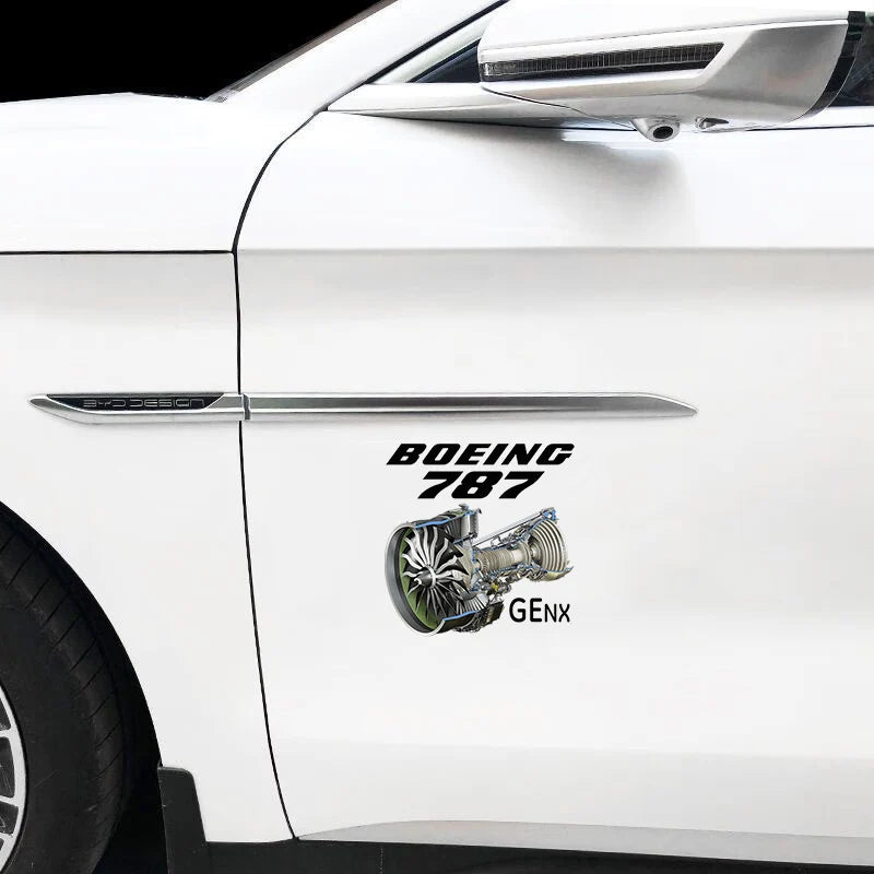 Boeing 787 Car Sticker - view 4
