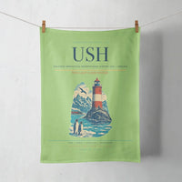 Thumbnail for Malvinas Argentinas International Airport (USH) design on light green towel