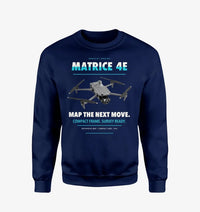 Thumbnail for DJI Matrice 4E design on navy blue sweatshirt