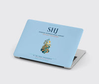 Thumbnail for Sharjah International Airport (SHJ) design on light blue MacBook case