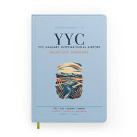 Thumbnail for YYC Calgary International Airport (YYC) design on light blue notebook