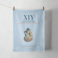 Thumbnail for Xi'an Xianyang International Airport (XIY) design on light blue towel