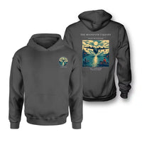Thumbnail for VINTAGE G4441 - The Moonpath Takeoff - Double-Side Hoodie design on darkgray double side