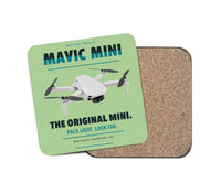 Thumbnail for DJI Mavic Mini design on light green 1 piece coaster
