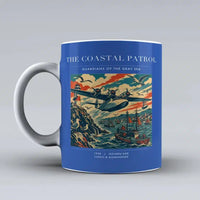 Thumbnail for VINTAGE G4035 - The Coastal Patrol - Ceramic Mug design on blue