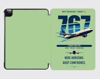 Thumbnail for Boeing 767-300ER design on light green ipad tablet case