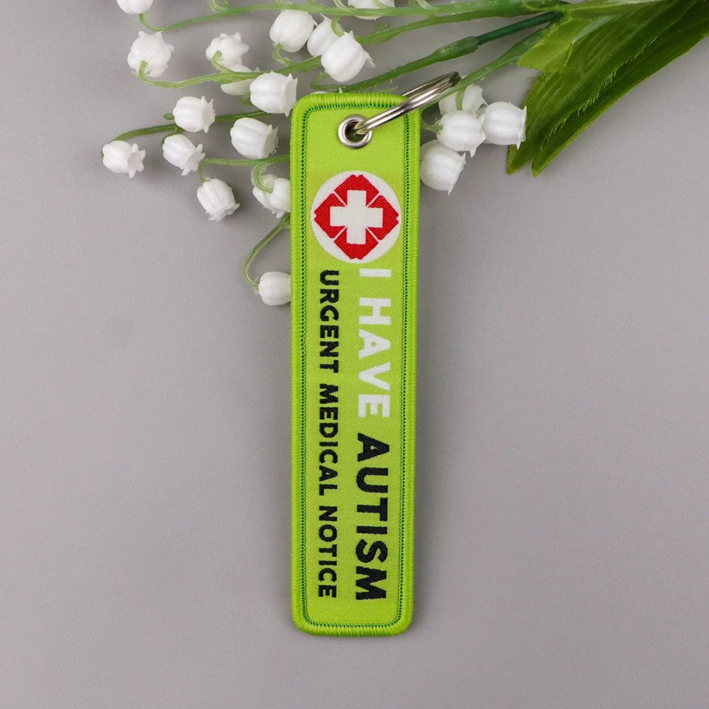 I HAVE AUTISM PLEASE BE Key Chain - view 4