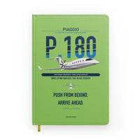 Thumbnail for Piaggio P.180 Avanti EVO design on light green notebook