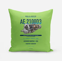 Thumbnail for AE 2100D3 design on light green pillow