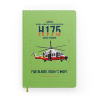 Thumbnail for Airbus H175 design on light green notebook