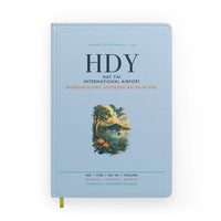 Thumbnail for Hat Yai International Airport (HDY) design on light blue notebook