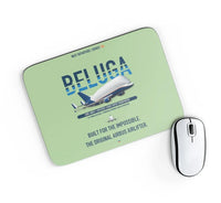 Thumbnail for Airbus A300-600ST BelugaST design on light green rectangle mouse pad