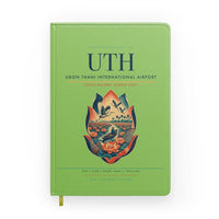 Thumbnail for Udon Thani International Airport (UTH) design on light green notebook