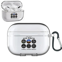 Thumbnail for The Only Six Pack I Will Ever Need AirPods Pro transparent case - With Buckle
