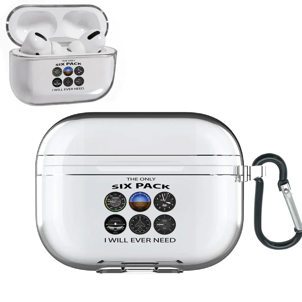 The Only Six Pack I Will Ever Need AirPods Pro transparent case - With Buckle