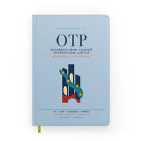 Thumbnail for Bucharest Henri Coandă International Airport (OTP) design on light blue notebook