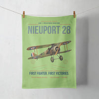Thumbnail for Nieuport 28C.1 design on light green towel