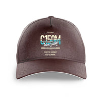 Thumbnail for Cessna 150M design on brown printed hat