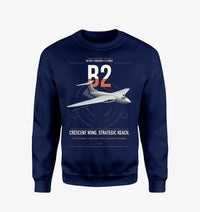 Thumbnail for Handley Page Victor B2 design on navy blue sweatshirt