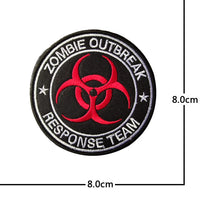 Thumbnail for Zombie Outbreak Response Team Embroidery Patch - view 4