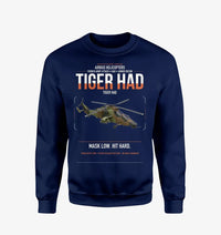 Thumbnail for Airbus Helicopters Tiger HAD design on navy blue sweatshirt