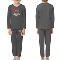 Thumbnail for Rule 1 - Pilot is Always Correct children pajamas - Gray