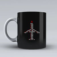 Thumbnail for Customisable Aviation Alphabet Mug - view 4