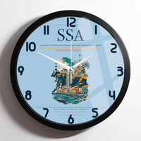 Thumbnail for Salvador - Deputado Luis Eduardo Magalhaes International Airport SSA Wall-Clock Framed - Light Blue
