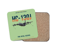 Thumbnail for HC-130J COMBAT KING II design on light green 1 piece coaster