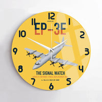Thumbnail for EP-3E ARIES II design on yellow no frame wall clock
