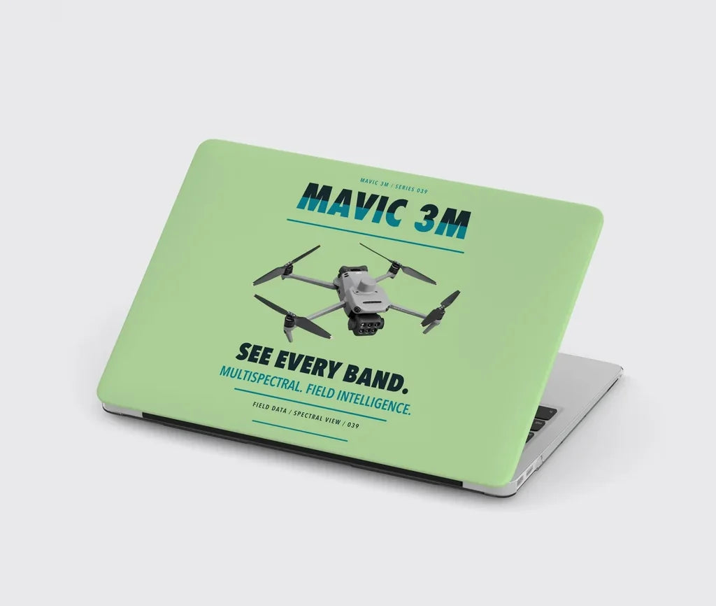DJI Mavic 3 Multispectral design on light green MacBook case