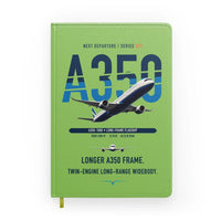 Thumbnail for Airbus A350-1000 design on light green notebook