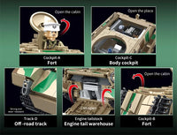 Thumbnail for 1974PCS Tiger II Heavy Tank Model - view 4