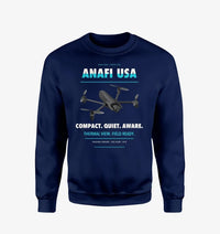 Thumbnail for Parrot ANAFI USA design on navy blue sweatshirt