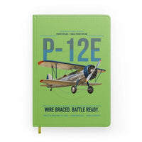 Thumbnail for Boeing P-12E design on light green notebook